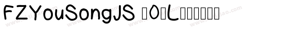 FZYouSongJS 506L字体转换